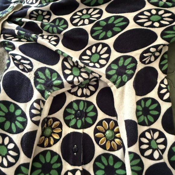 Charter Club Long Sleeve Floral Embellished Cardigan Sweater XL - Picture 6 of 6